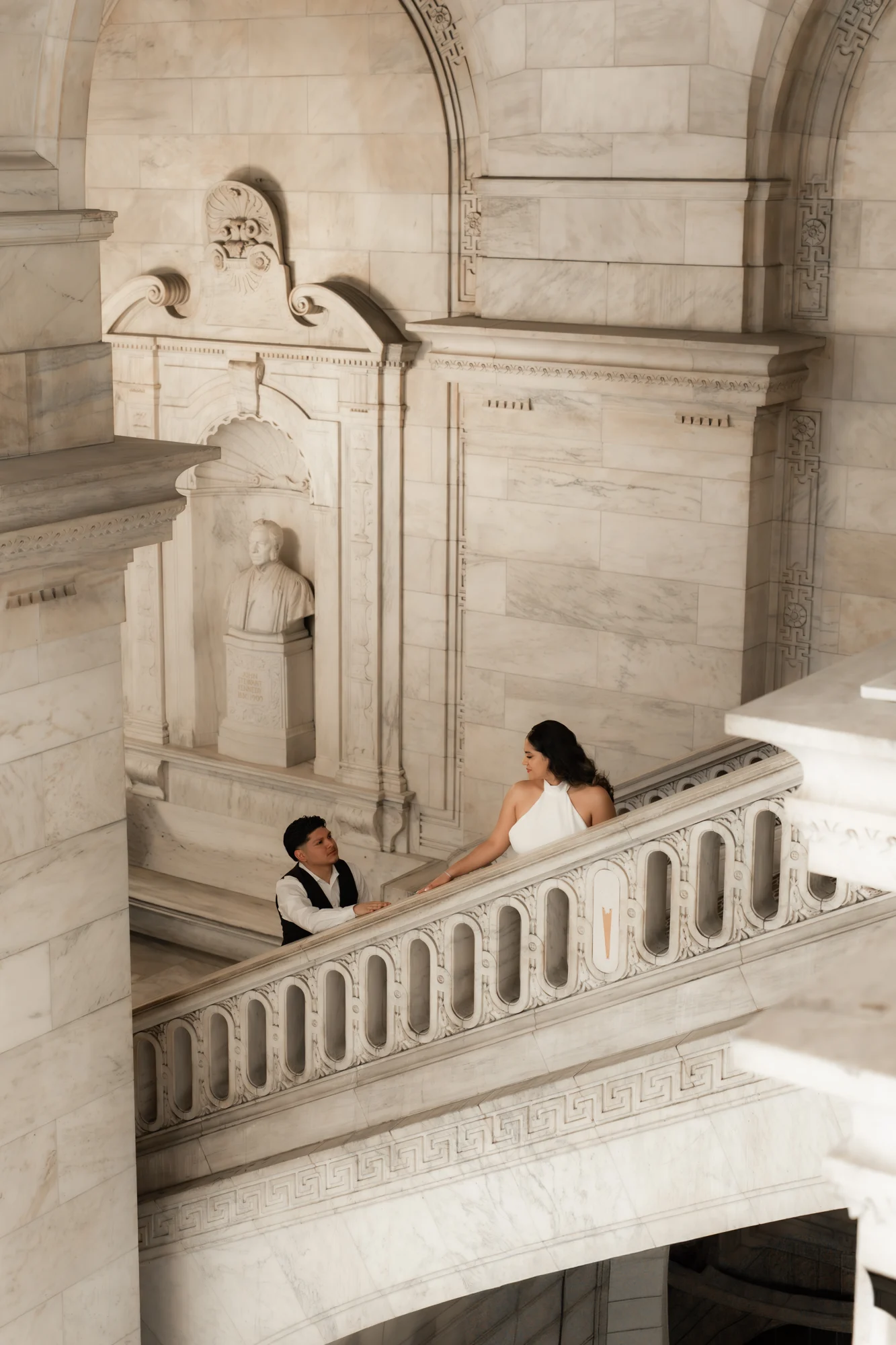 Couple portrait photographed by Darien Valerin