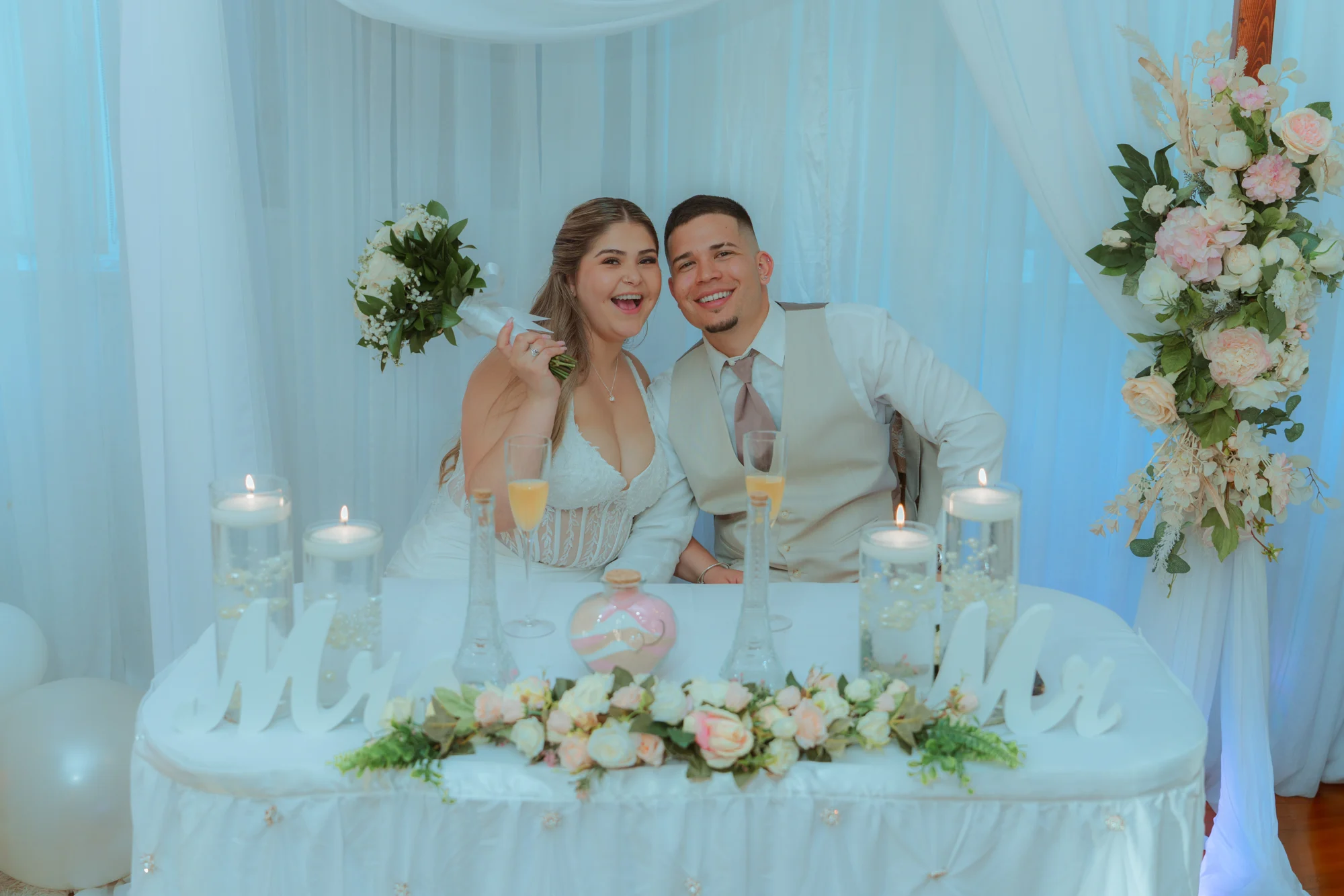 Wedding photographed by Darien Valerin